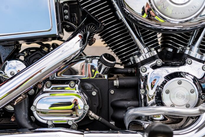 Photo Motorcycle engine