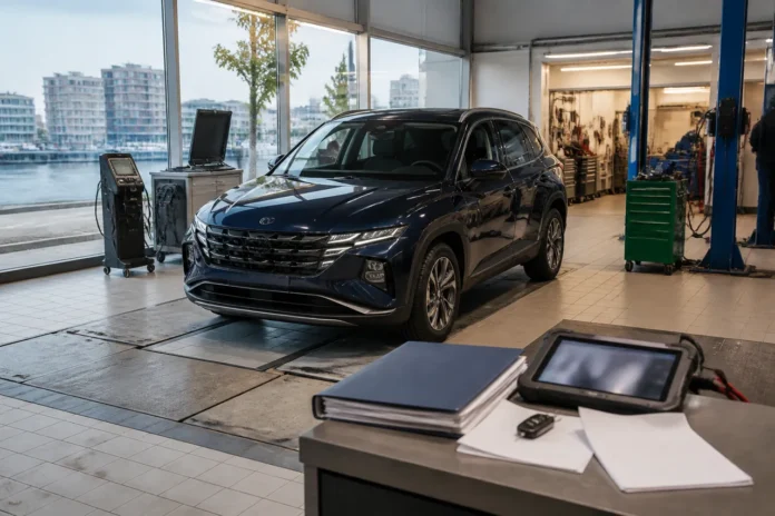 Hyundai Tucson cumpărat nou în Constanța, cinci reparații și 52 de zile în service