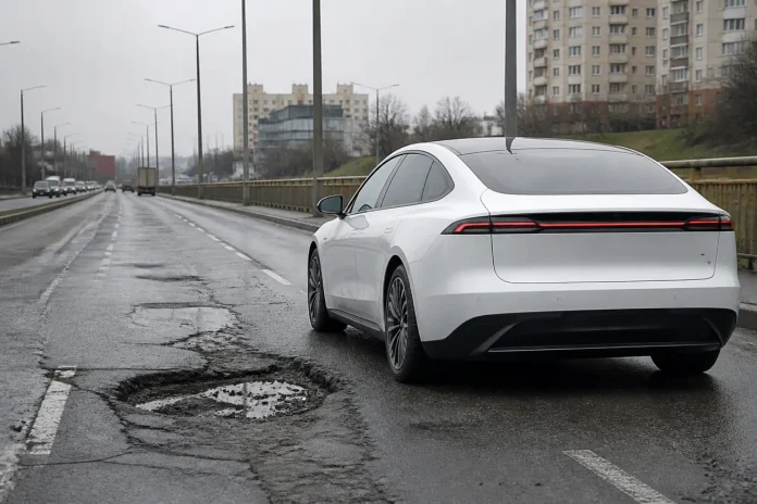 Tesla promite din nou evitarea gropilor